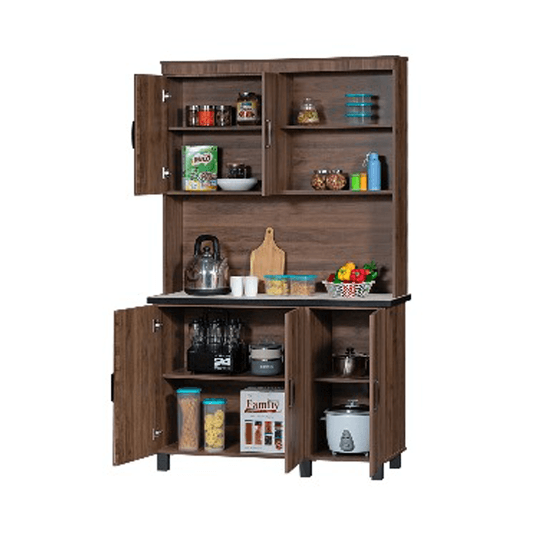 Daria Kitchen Cabinet in Walnut Singapore