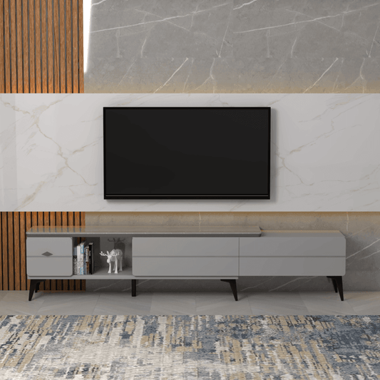 Darmaris Extendable Polished Sintered Stone TV Console Singapore