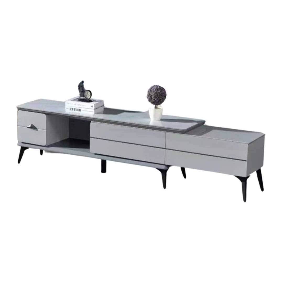 Darmaris Extendable Polished Sintered Stone TV Console Singapore