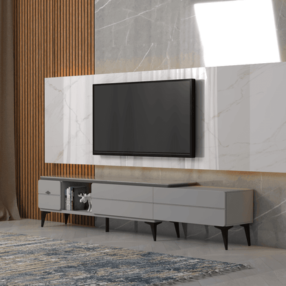 Darmaris Extendable Polished Sintered Stone TV Console Singapore