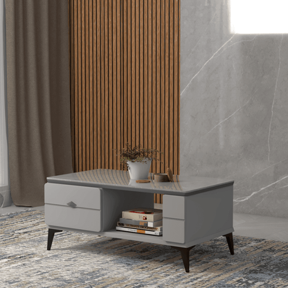 Darmaris Polished Sintered Stone Coffee Table Singapore