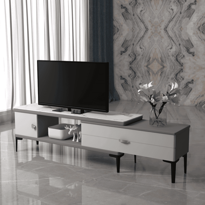 Darya Extendable Polished Sintered Stone TV Console Singapore