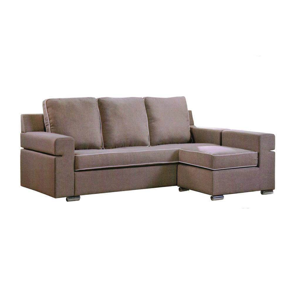 Delaware L-shaped Fabric Sofa Singapore