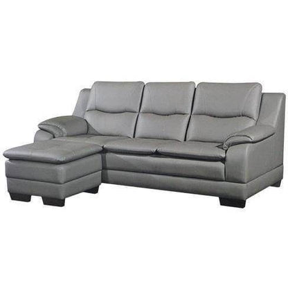 Deryk Leather Sofa + Ottoman Singapore