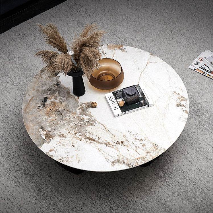 Despina Glossy Sintered Stone Coffee Table Singapore