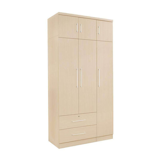 Deverac 3 Open Door Wardrobe with Drawers & Top Singapore