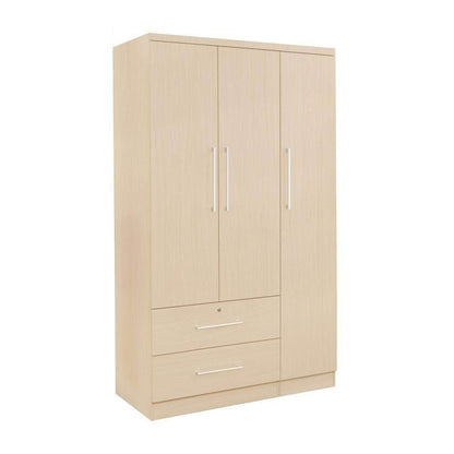 Deverac 3 Open Door Wardrobe with Drawers Singapore