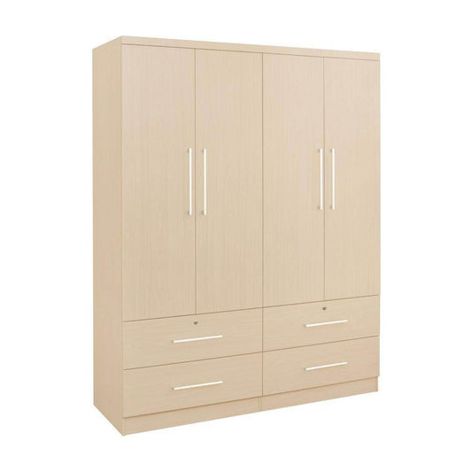 Deverac II 4 Open Door Wardrobe with Drawers Singapore