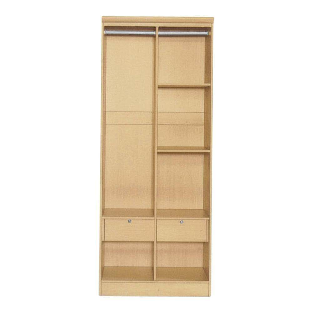 Devereau Glass Open Door Wardrobe Singapore