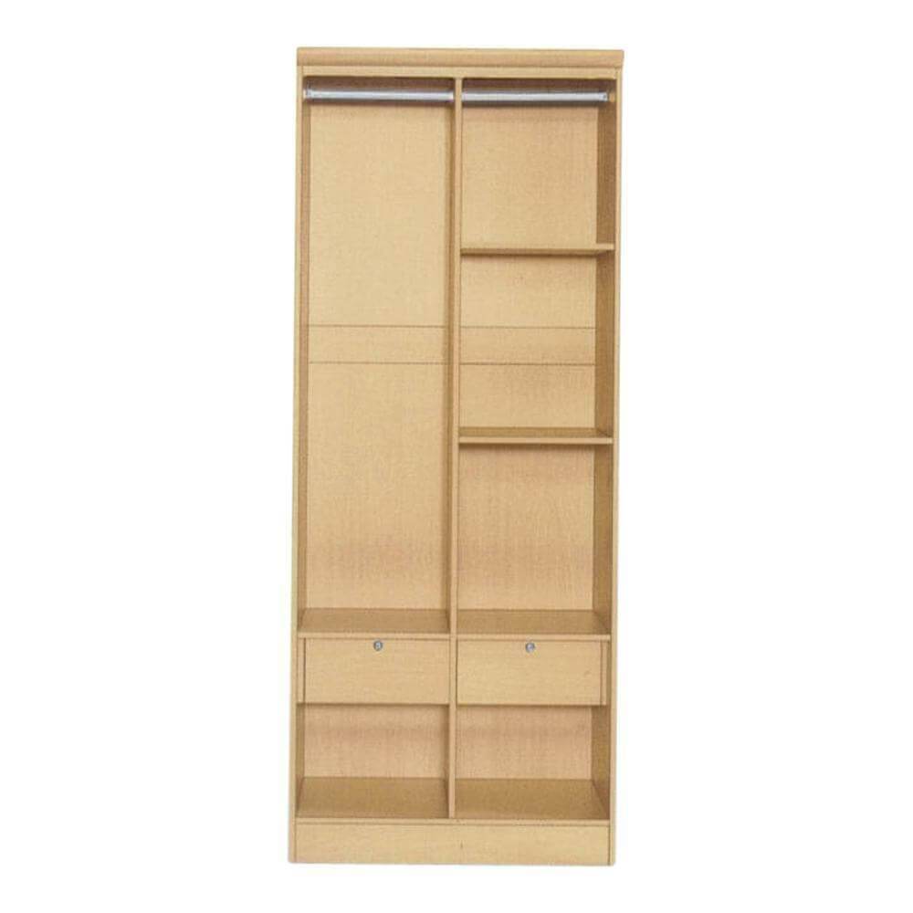 Devereau Mirror Open Door Wardrobe Singapore