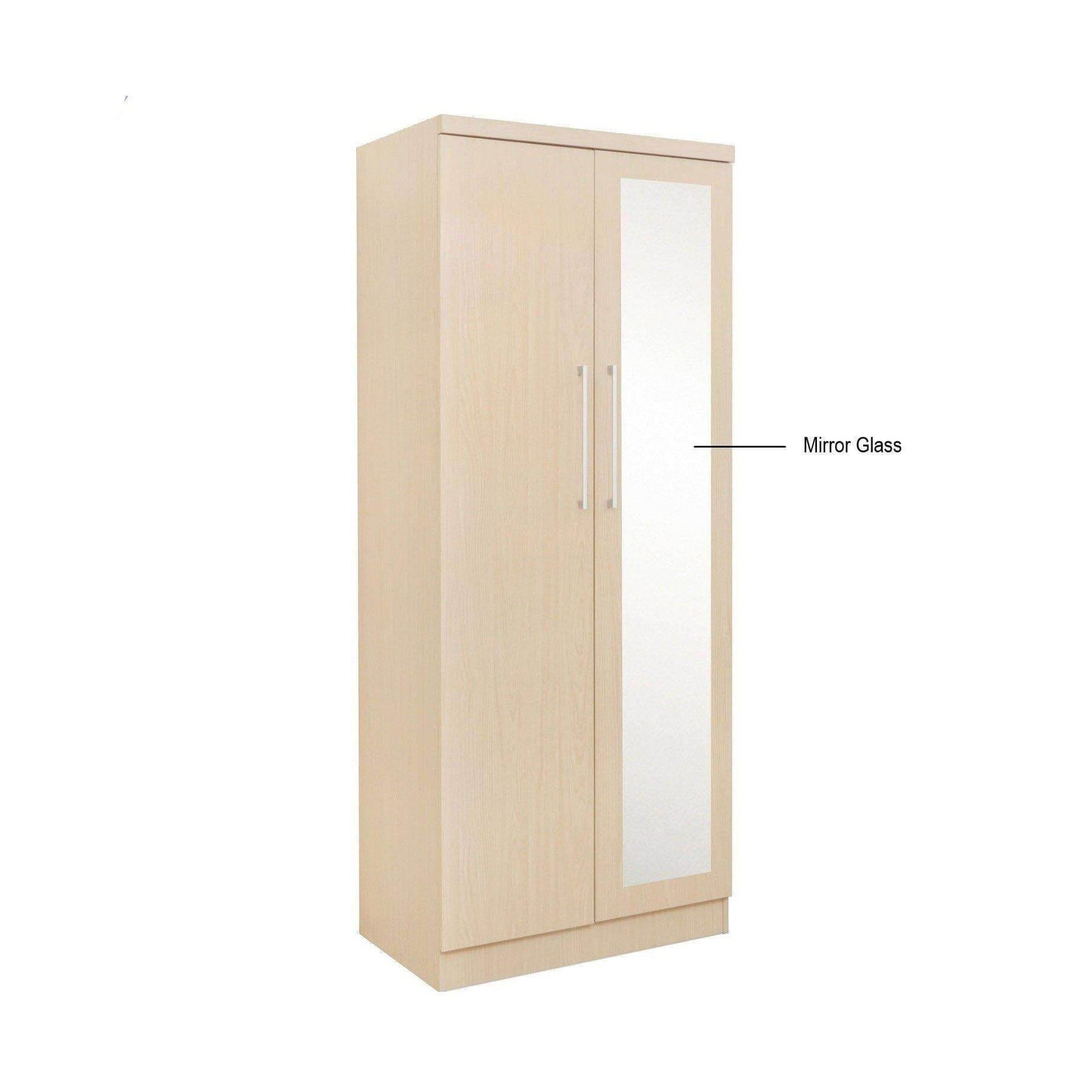 Deverel Mirror Open Door Wardrobe Singapore