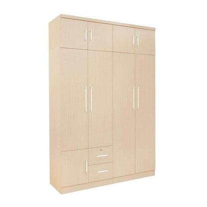 Deverell 4 Open Door Wardrobe with Drawers & Top Singapore