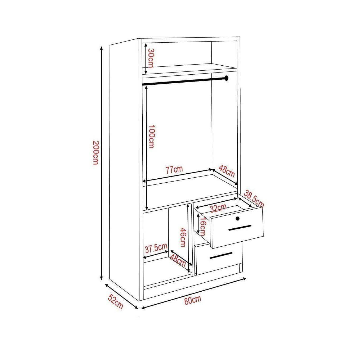 Deverell Open Door Wardrobe Singapore