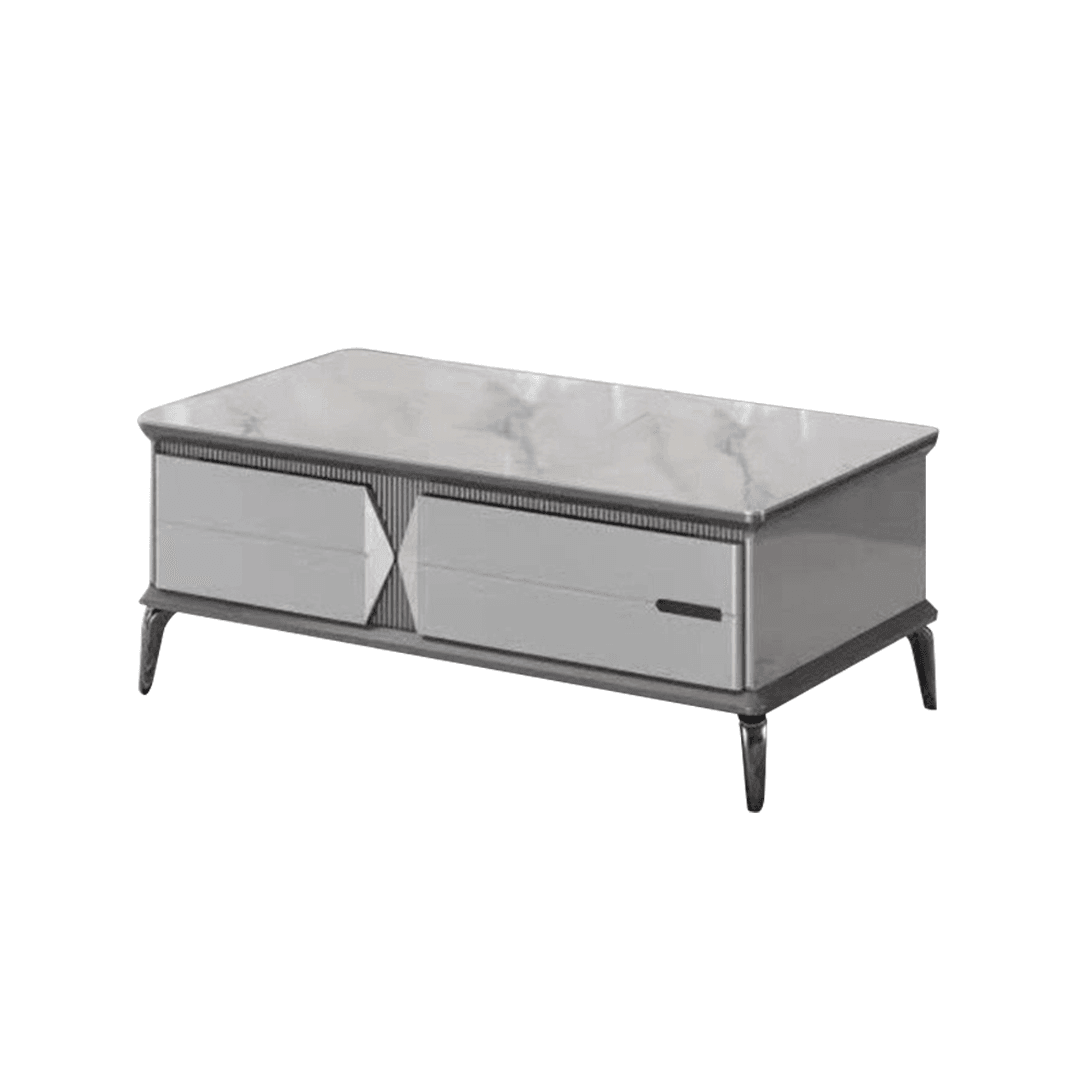 Dolores Glossy Sintered Stone Coffee Table Singapore