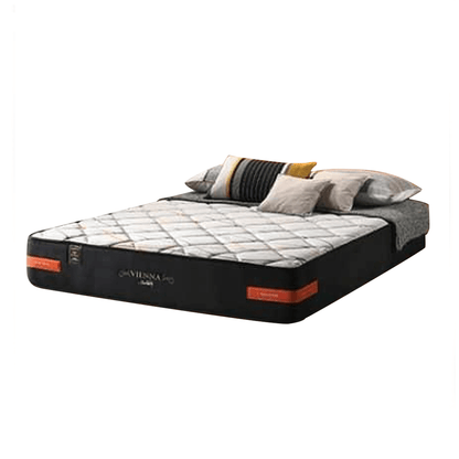 Doris Grey Storage Bed Frame (Water Repellent) + Honey Vienna 10" Spring Mattress with Latex Bed Set Singapore