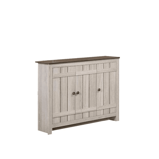 Dutton 3 Door Rustic Shoe Cabinet Singapore