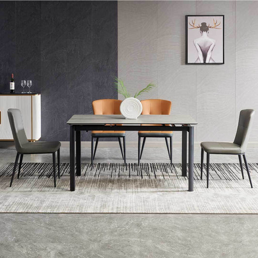 Eleanora Sintered Stone Extendable Dining Table (120cm/140cm/160cm) Singapore