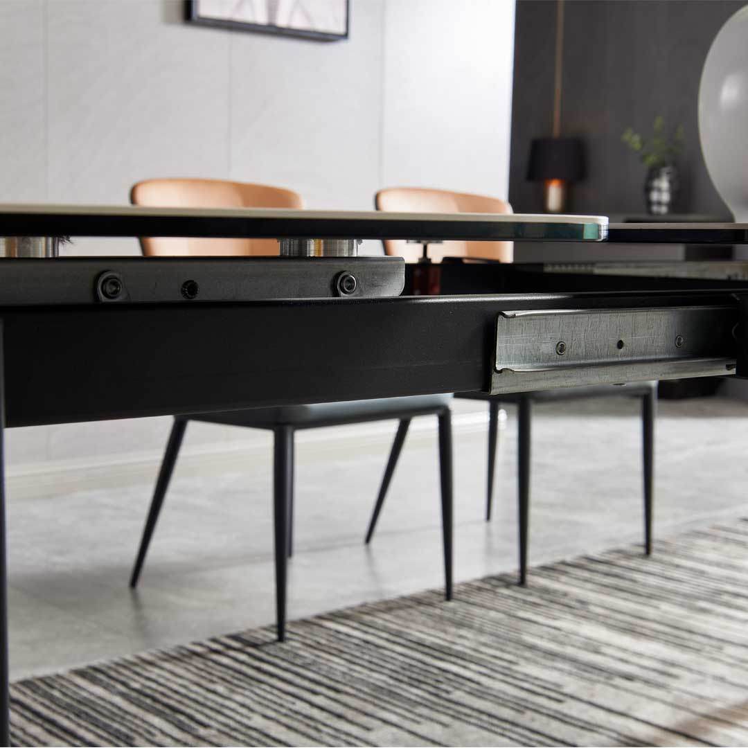 Eleanora Sintered Stone Extendable Dining Table (120cm/140cm/160cm) Singapore