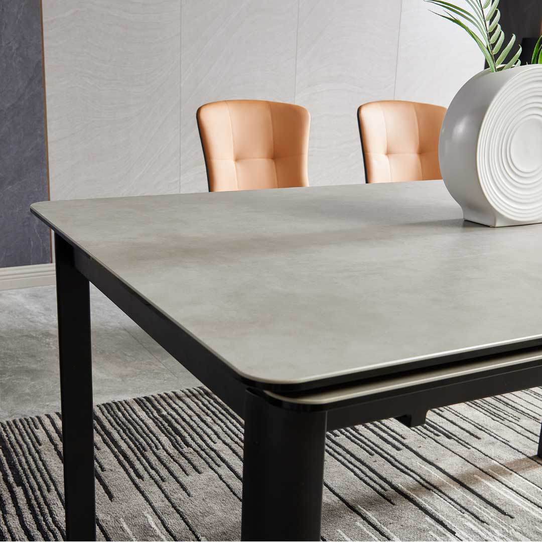 Eleanora Sintered Stone Extendable Dining Table (120cm/140cm/160cm) Singapore