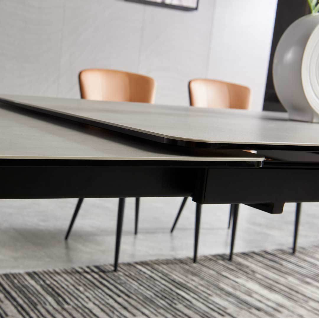 Eleanora Sintered Stone Extendable Dining Table (120cm/140cm/160cm) Singapore