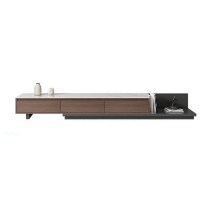 Elias Glossy Sintered Stone Extendable TV Console Singapore