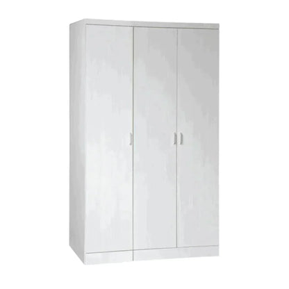 Eliose White Wash Open 3 Door Wardrobe Singapore