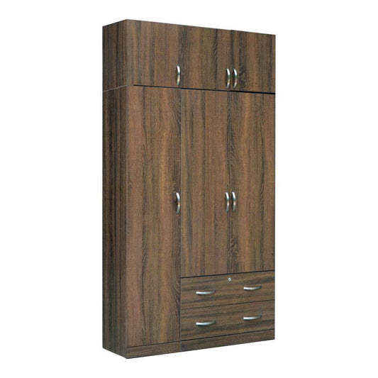 Elise Open 3 Door Wardrobe (With Top) Singapore