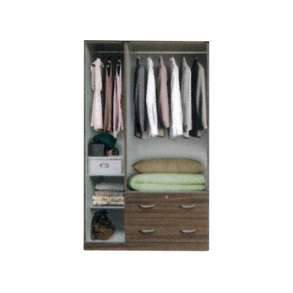 Elise Open 3 Door Wardrobe (Without Top) Singapore