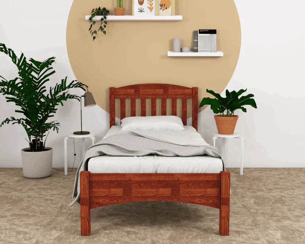 Elisee Wooden Bed Singapore