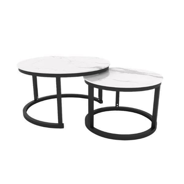 Emmie II Sintered Stone Coffee Table Singapore