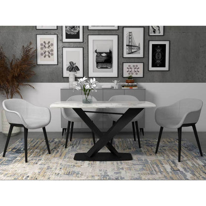 Ercole Sintered Stone Dining Table (140cm/160cm/180cm) Singapore