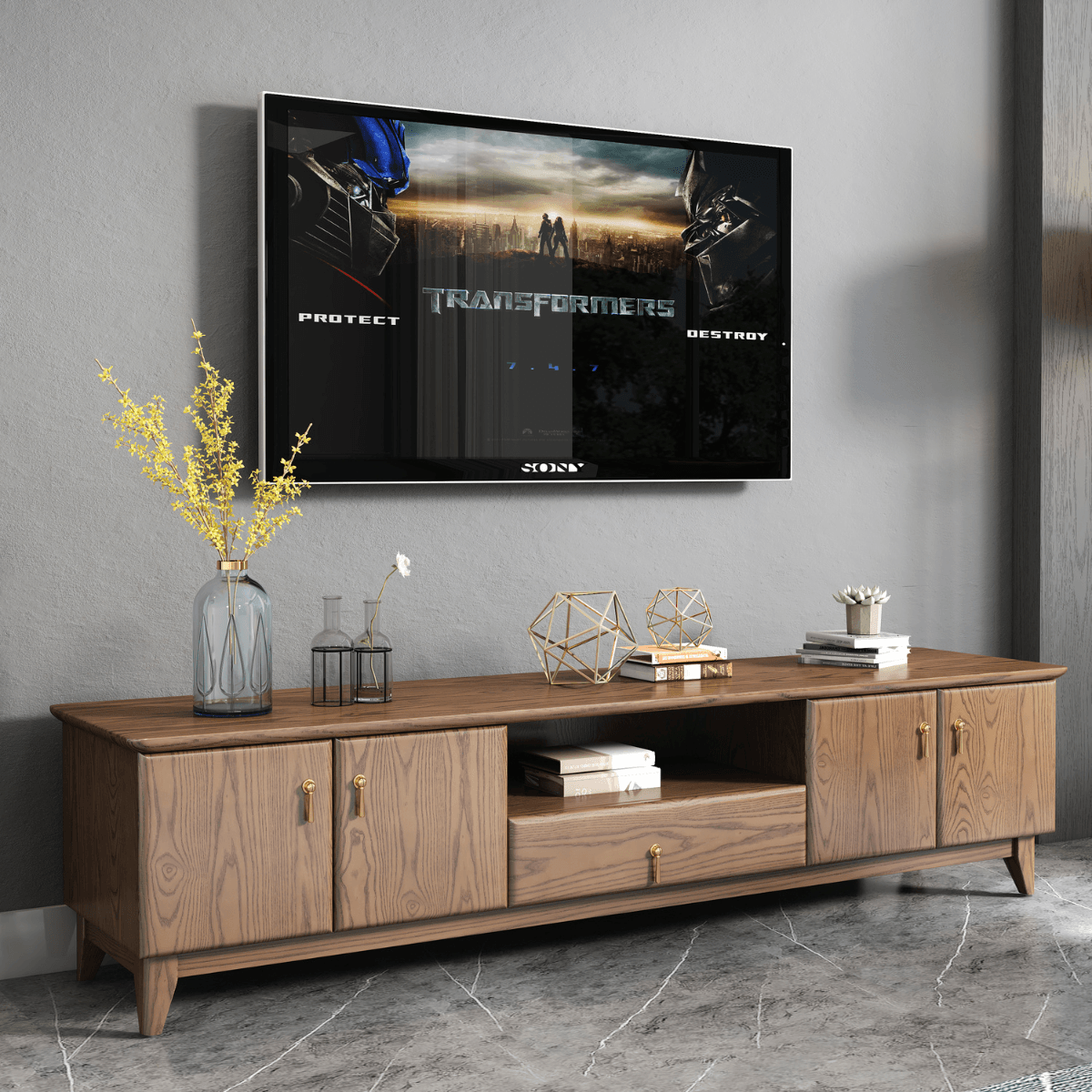 Fergus Ash Wood TV Console Singapore