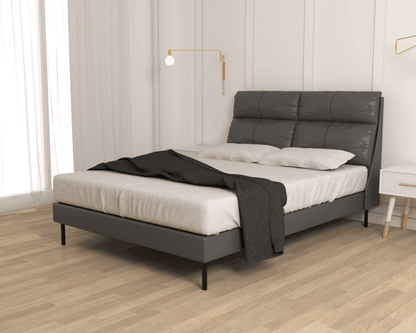 Fia Leather Bed Frame by Chattel Singapore