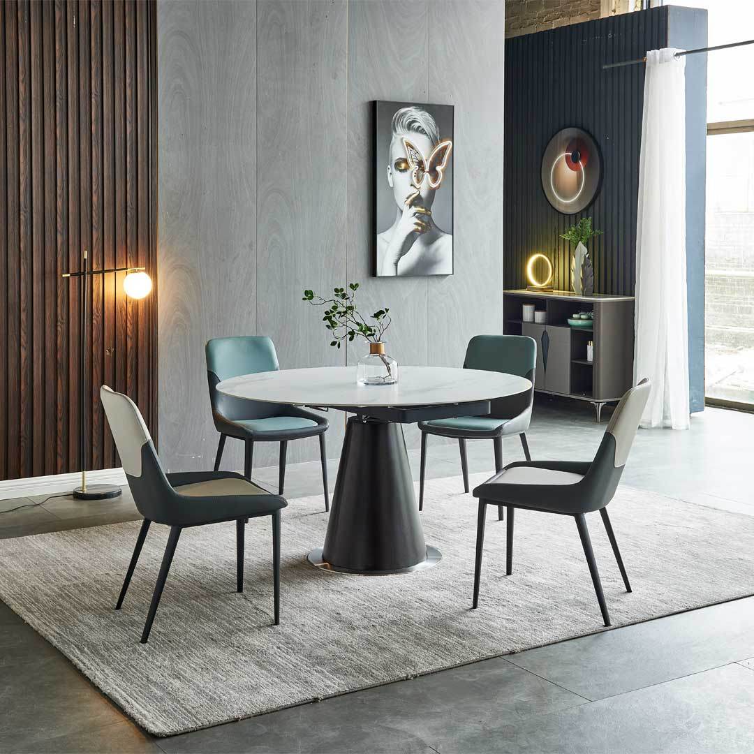 Frederica Sintered Stone Extendable Dining Table (135cm/140cm/150cm) Singapore