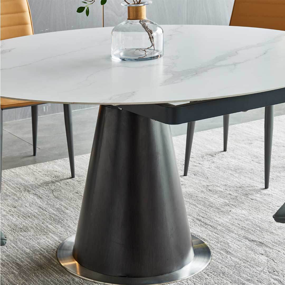 Frederica Sintered Stone Extendable Dining Table (135cm/140cm/150cm) Singapore