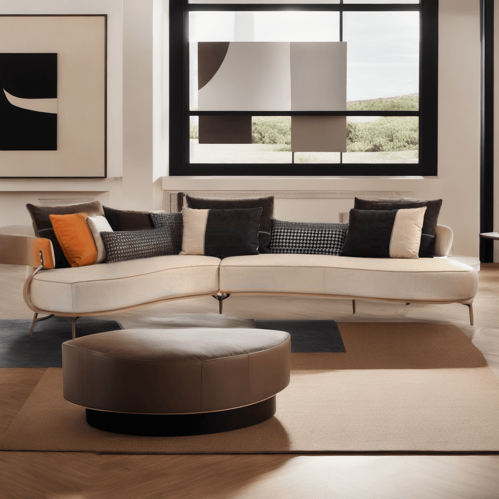 Galileo Sectional Genuine Leather Sofa by Chattel Singapore