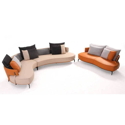 Galileo Sectional Genuine Leather Sofa by Chattel Singapore