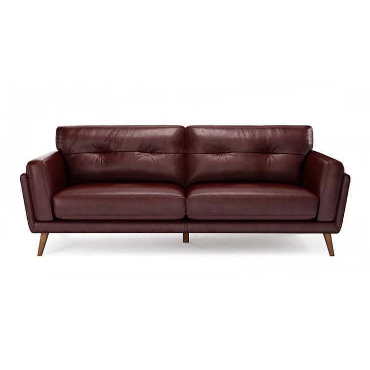 Gerry Brown Faux Leather Sofa Singapore