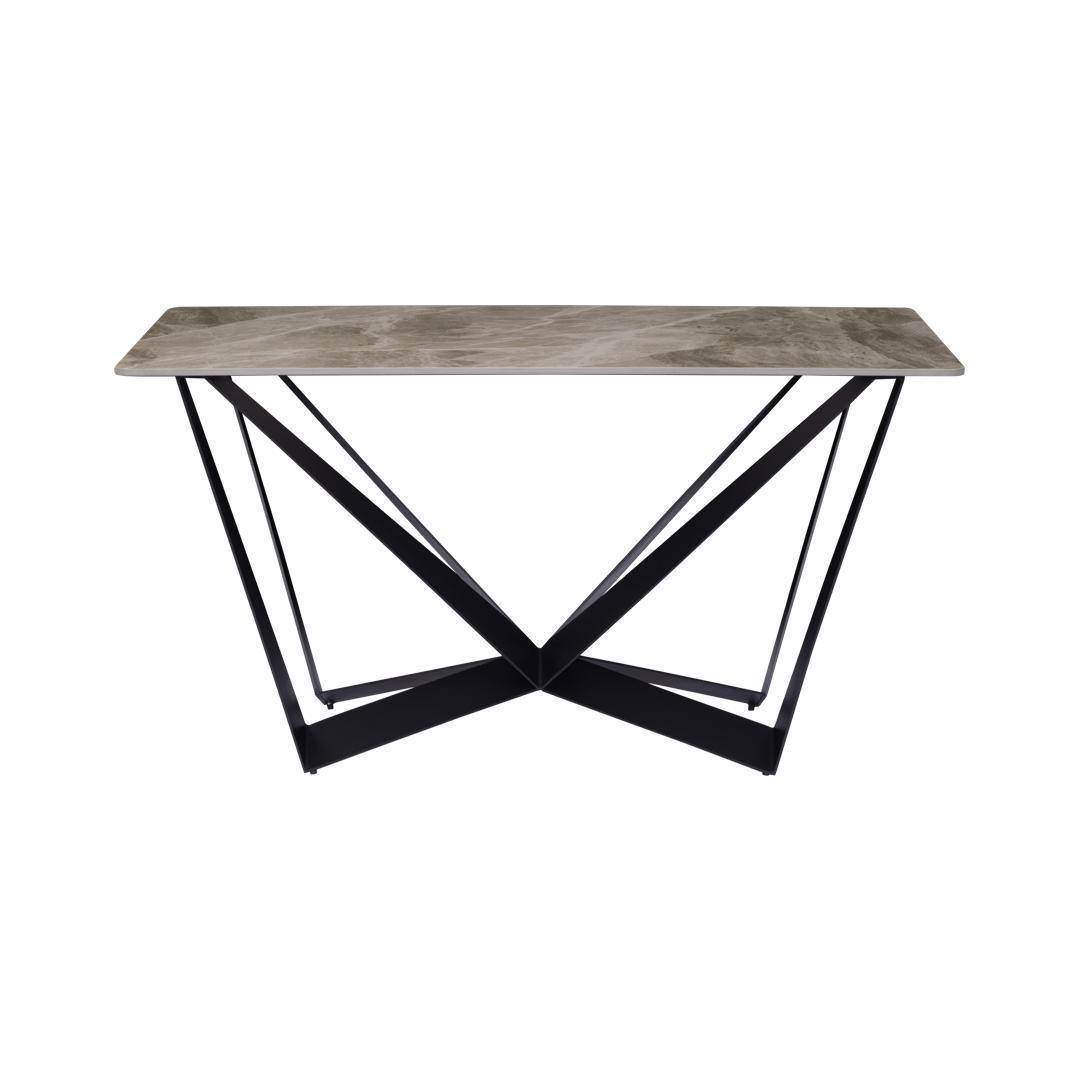 Giuliano Polished Sintered Stone Dining Table (140cm/160cm/180cm) Singapore