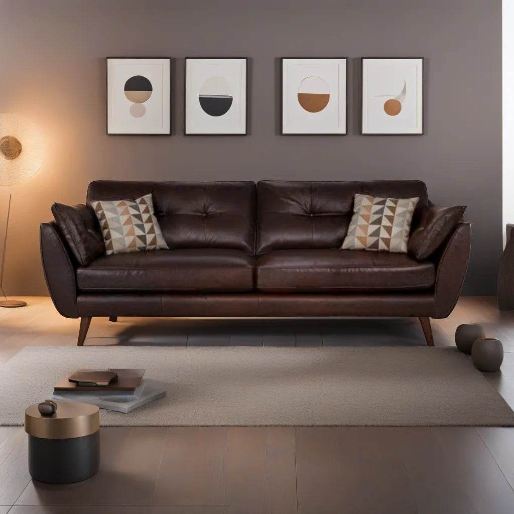 Heather Faux Leather Sofa Singapore