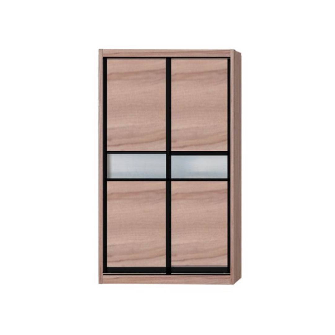 Helene Modular Wardrobe (Light Oak with Frosted Glass) Singapore