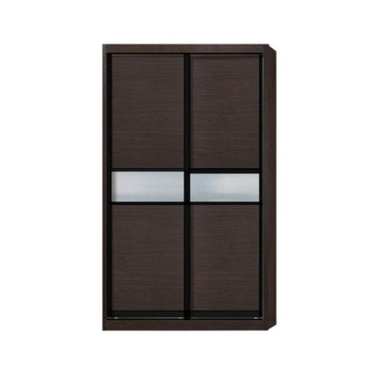 Helene Modular Wardrobe (Walnut with Frosted Glass) Singapore