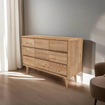 Hudson Ash Wood Chest of Drawer Singapore