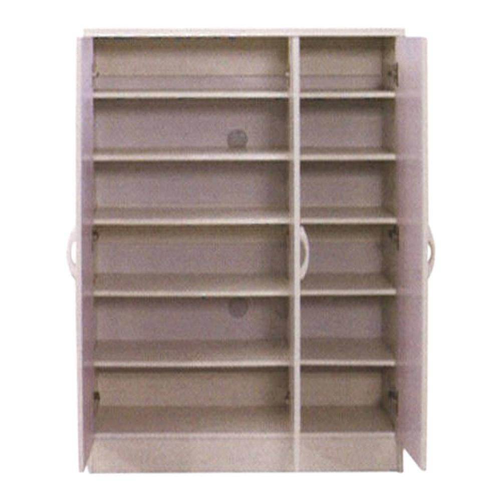 Iota White 3 Door Shoe Cabinet Singapore