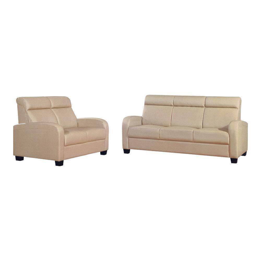 Ivory Faux Leather Sofa Singapore