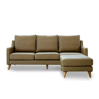 Jamie L-shaped Faux Leather Sofa Singapore