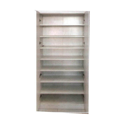 Jimene White Tall Shoe Cabinet Singapore