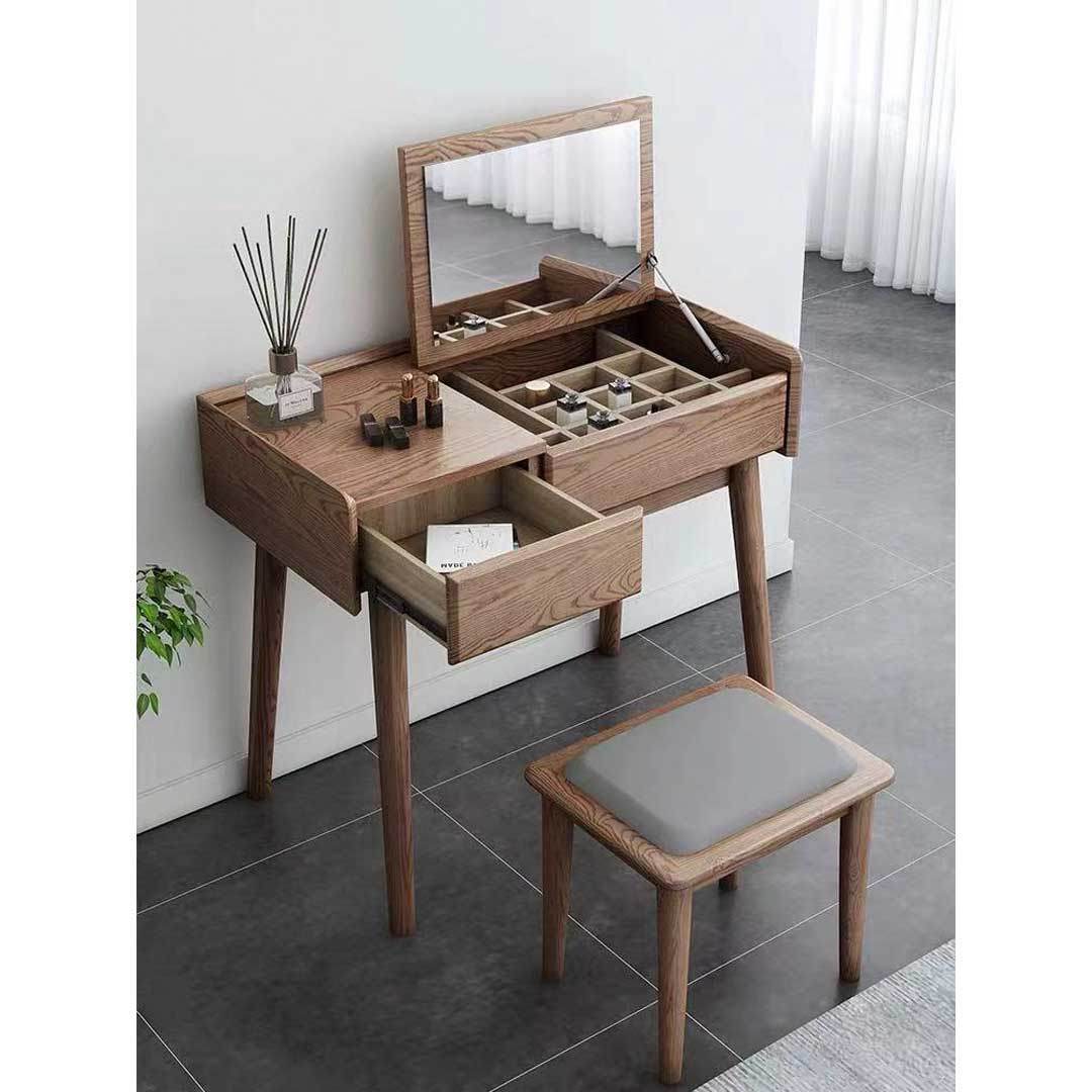 Jones Ash Wood Dressing Table Singapore