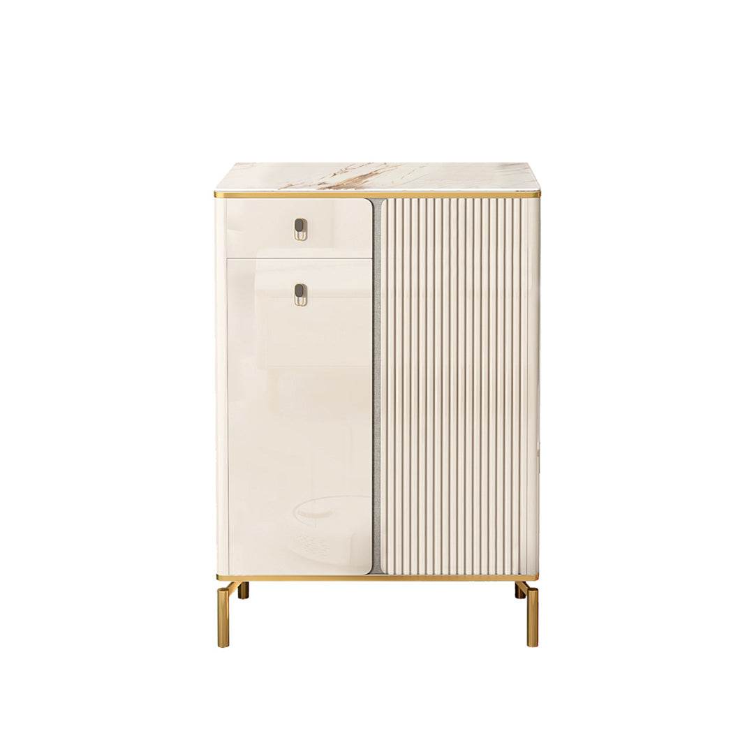 Koda 2 Door Shoe Cabinet with Sintered Stone Top (80cm) Singapore