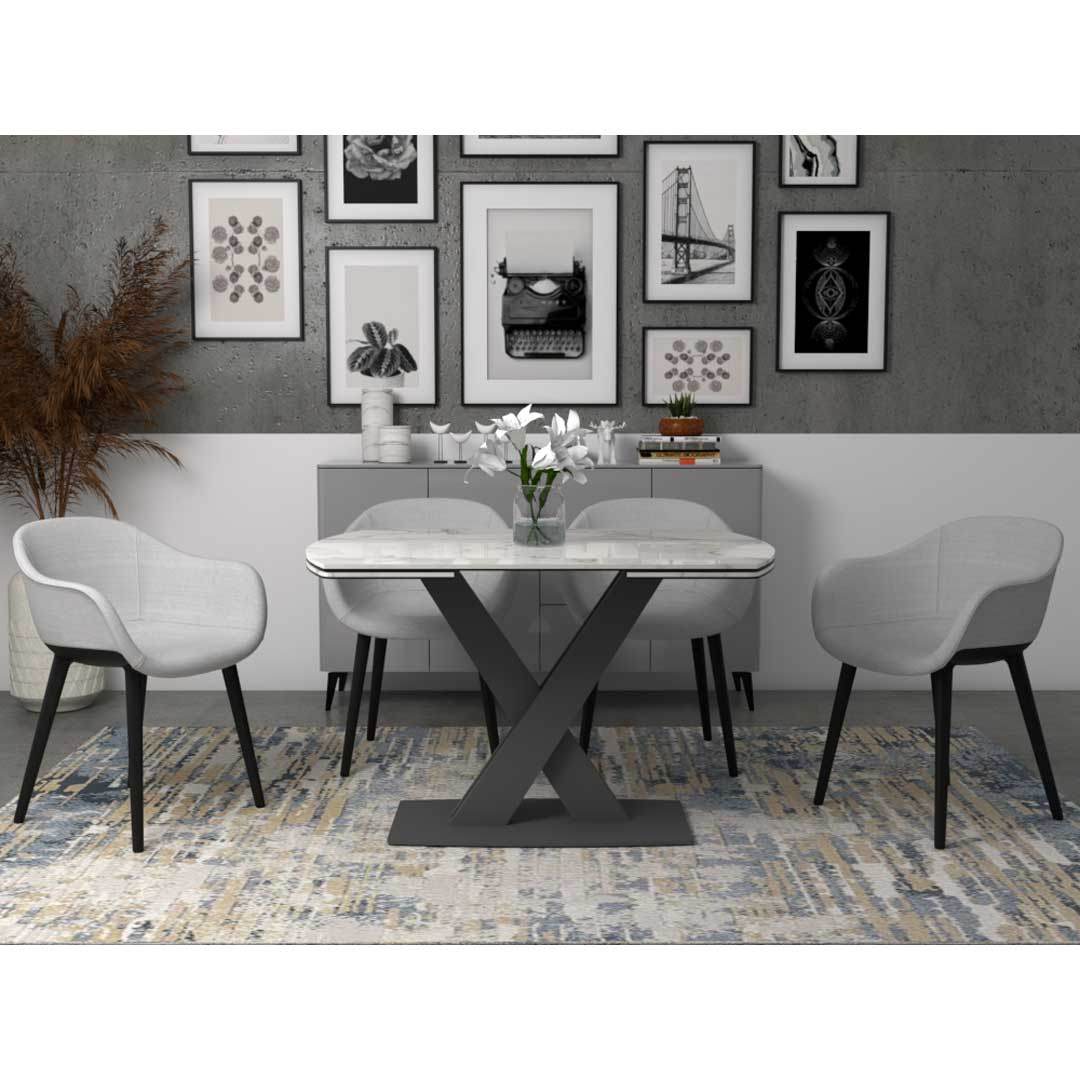 Landon Extendable Sintered Stone Dining Table Singapore